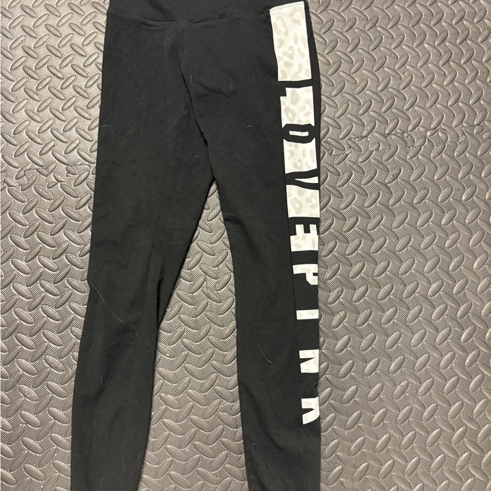 PINK Victoria's Secret Black and White Leggings! Size XS!